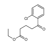 ETHYL 5-(2-CHLOROPHENYL)-5-OXOVALERATE结构式