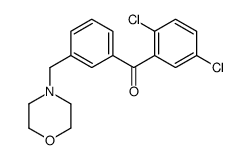 2,5-DICHLORO-3'-MORPHOLINOMETHYL BENZOPHENONE图片