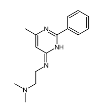 N',N'-dimethyl-N-(6-methyl-2-phenylpyrimidin-4-yl)ethane-1,2-diamine结构式