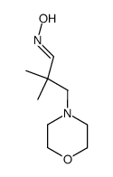 2,2-dimethyl-3-morpholin-4-yl-propionaldehyde oxime Structure