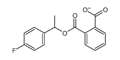 2-[1-(4-fluorophenyl)ethoxycarbonyl]benzoate结构式