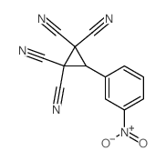 1,1,2,2-Cyclopropanetetracarbonitrile,3-(3-nitrophenyl)- structure