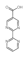 2-(嘧啶-2-基)嘧啶-5-甲酸结构式