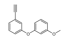 1-ethynyl-3-(3-methoxyphenoxy)benzene Structure