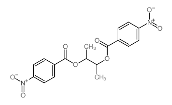 2,3-Butanediol,2,3-bis(4-nitrobenzoate) structure