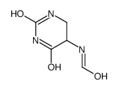 N-(hexahydro-2,4-dioxo-5-pyrimidinyl)formamide Structure