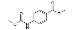 Benzoic acid, 4-[(methoxycarbonyl)amino]-, methyl ester结构式