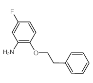 5-Fluoro-2-(phenethyloxy)aniline Structure