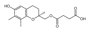 (S)-4-((6-hydroxy-2,7,8-trimethylchroman-2-yl)methoxy)-4-oxobutanoic acid Structure