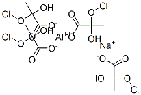 Aluminum, chloro hydroxy lactate sodium complexes structure