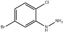 (5-Bromo-2-chloro-phenyl)hydrazine structure