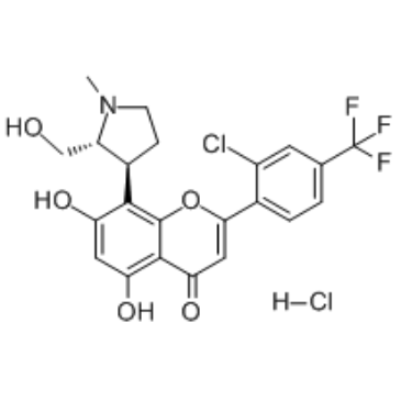 Voruciclib盐酸盐结构式