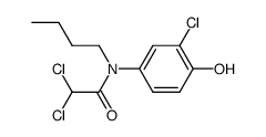 3-Chlor-4-hydroxy-N-butyl-N-dichloracetyl-anilin Structure