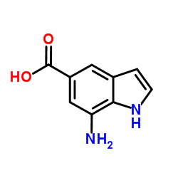 7-Amino-1H-indole-5-carboxylic acid Structure