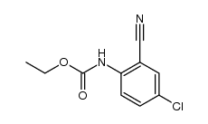 (2-cyano-4-chloro-phenyl)-carbamic acid ethyl ester Structure