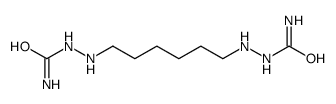 [6-(2-carbamoylhydrazinyl)hexylamino]urea Structure