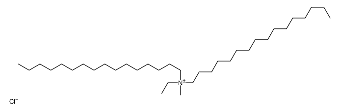 ethyl-dihexadecyl-methylazanium,chloride Structure