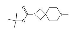 2,7-Diazaspiro[3.5]nonane-2-carboxylic acid, 7-Methyl-, 1,1-dimethylethyl ester Structure