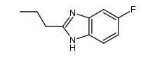 5-fluoro-2-propyl-1H-benzimidazole Structure