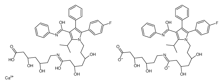 Atorvastatin N-(3,5-Dihydroxy-7-heptanoic Acid)amide Structure