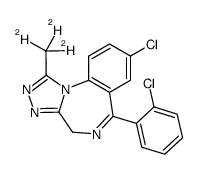 Triazolam-d3 Structure