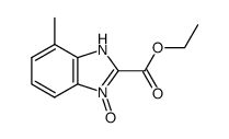 ethyl 7-methyl-1H-benzimidazole-2-carboxylate 3-oxide结构式