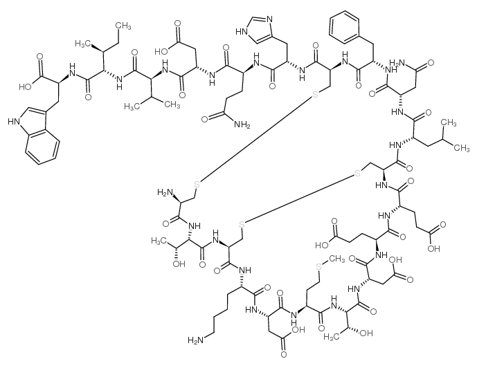 [Lys4] Sarafotoxin S6c结构式