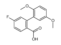 2-(2,5-dimethoxyphenyl)-4-fluorobenzoic acid Structure