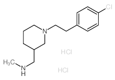 ({1-[2-(4-chlorophenyl)ethyl]piperidin-3-yl}-methyl)methylamine dihydrochloride Structure