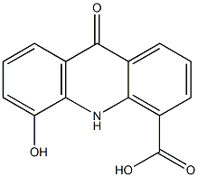 5-hydroxy-9-oxo-9,10-dihydroacridine-4-carboxylic acid Structure