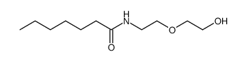 N-[2-(2-hydroxyethoxy)ethyl]-heptanamide Structure