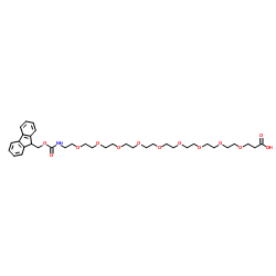 Fmoc-NH-(PEG)9-CH2CH2COOH Structure