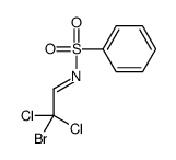 N-(2-bromo-2,2-dichloroethylidene)benzenesulfonamide结构式