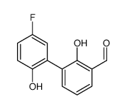 3-(5-fluoro-2-hydroxyphenyl)-2-hydroxybenzaldehyde Structure