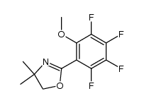 2-(2,3,4,5-tetrafluoro-6-methoxyphenyl)-4,4-dimethyl-2-oxazoline结构式