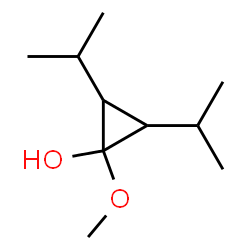 Cyclopropanol, 1-methoxy-2,3-bis(1-methylethyl)- (9CI)结构式