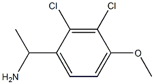 1-(2,3-dichloro-4-Methoxyphenyl)ethanaMine结构式