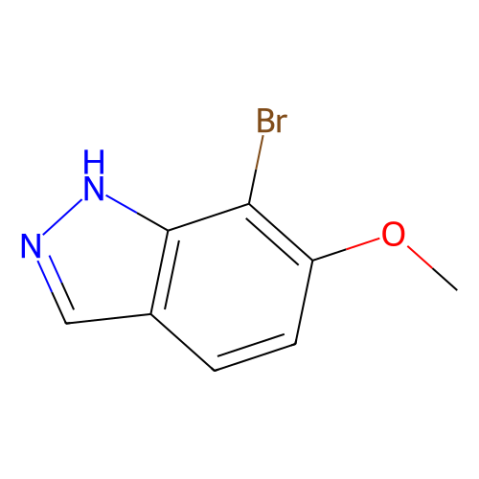 7-Bromo-6-methoxy-1H-indazole structure