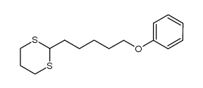 2-(5-phenoxypentyl)-1,3-dithiane结构式