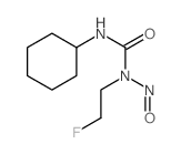 Urea,N'-cyclohexyl-N-(2-fluoroethyl)-N-nitroso- Structure