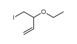 ethyl-(1-iodomethyl-allyl)-ether结构式