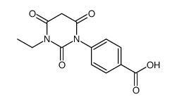 4-(3-ethyl-2,4,6-trioxo-1,3-diazinan-1-yl)benzoic acid结构式