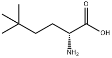 (R)-2-氨基-5,5-二甲基己酸结构式