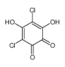 3,5-dichloro-4,6-dihydroxycyclohexa-3,5-diene-1,2-dione Structure