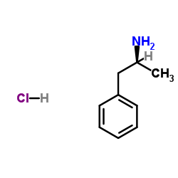 (2S)-1-phenylpropan-2-aminium chloride Structure