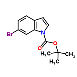 tert-Butyl 6-bromo-1H-indole-1-carboxylate Structure