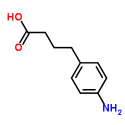 4-(4-氨基苯基)丁酸结构式