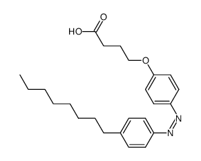 4-octyl-4'-(3-carboxytrimethyleneoxy)azobenzene cis isomer Structure