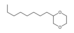 2-octyl-1,4-dioxane Structure