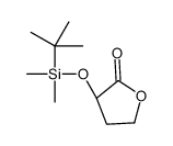 (-)-(3S)-3-{[tert-Butyl(dimethyl)silyl]oxy}dihydrofuran-2(3H)-one Structure